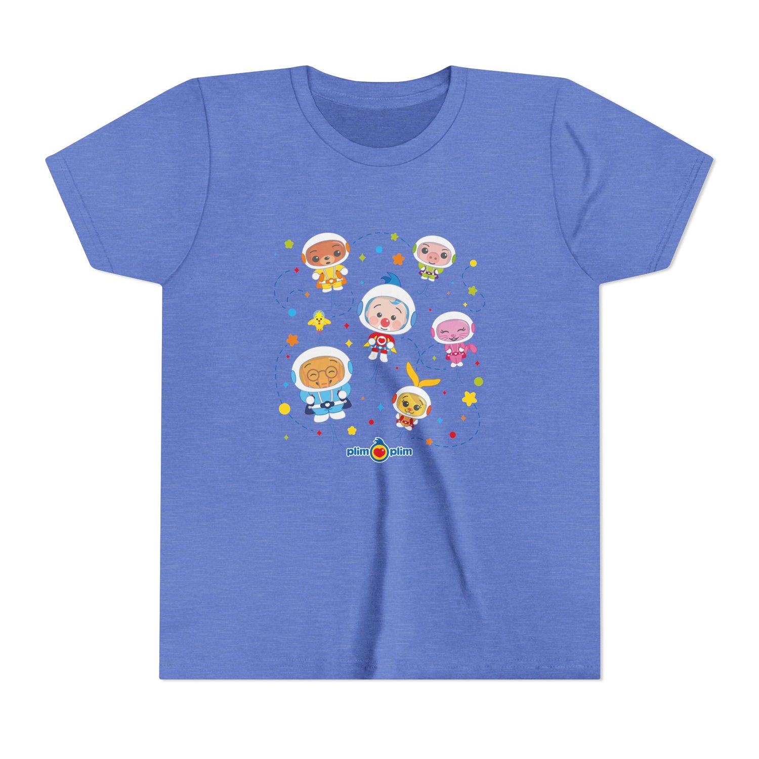 Plim Plim Camiseta Juvenil de Manga Corta Astronautas