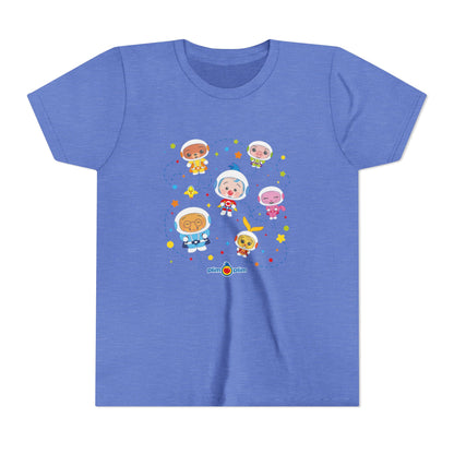 Plim Plim Camiseta Juvenil de Manga Corta Astronautas
