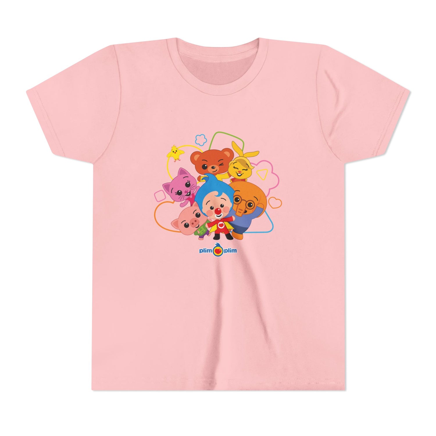 Plim Plim Camiseta Juvenil de Manga Corta Amigos