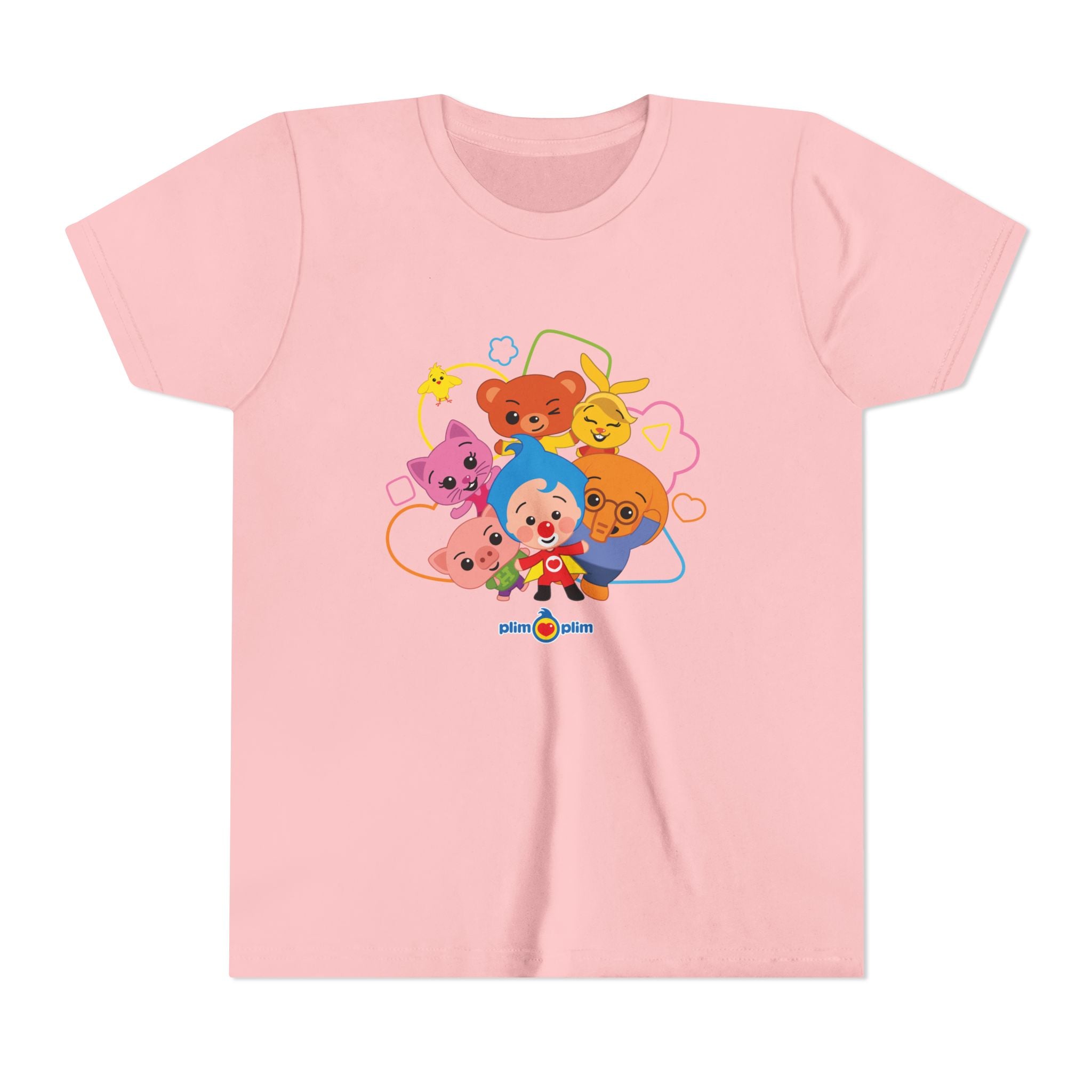 Plim Plim Camiseta Juvenil de Manga Corta Amigos