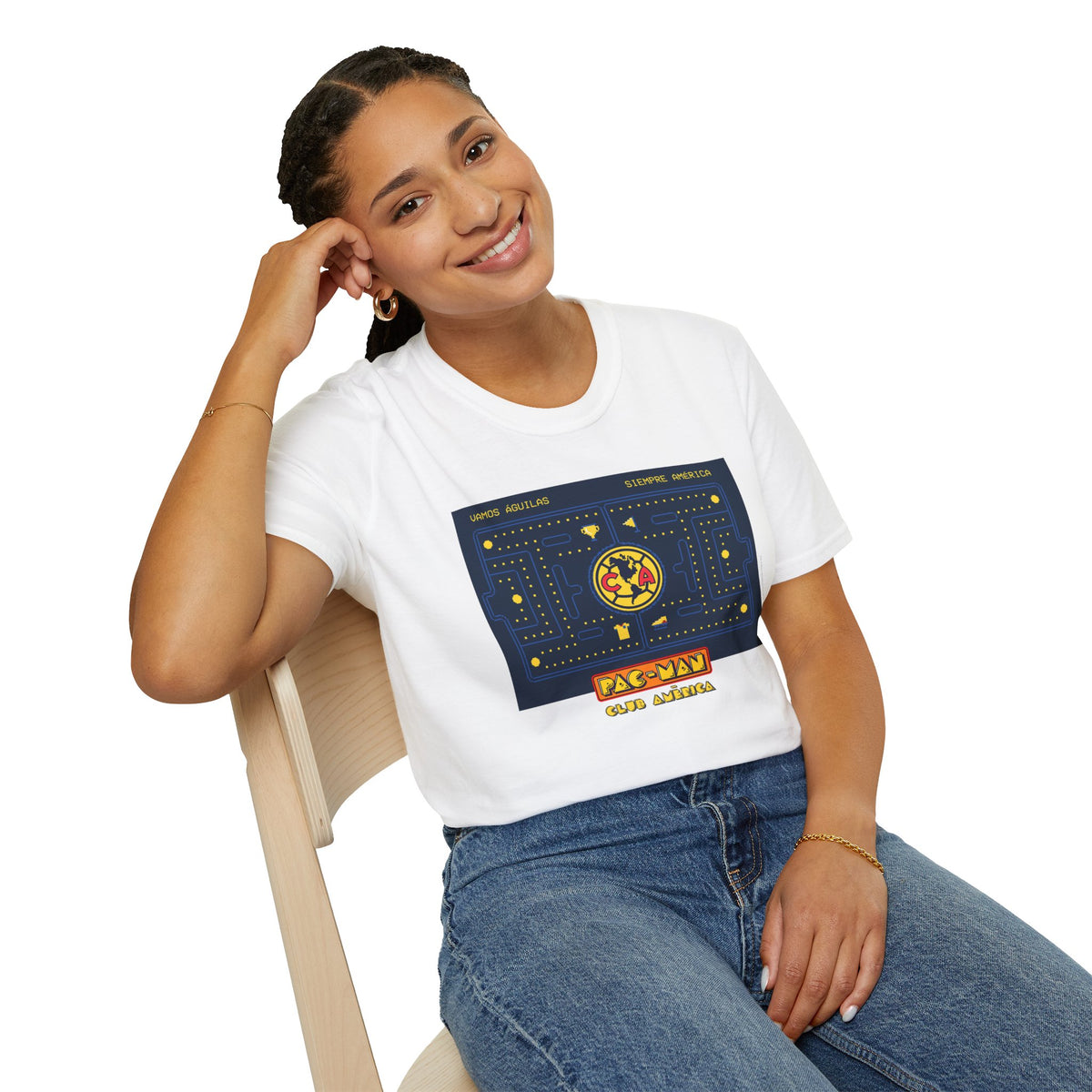 Club América x PAC-MAN T-Shirt – official Club América x PAC-MAN licensed merch