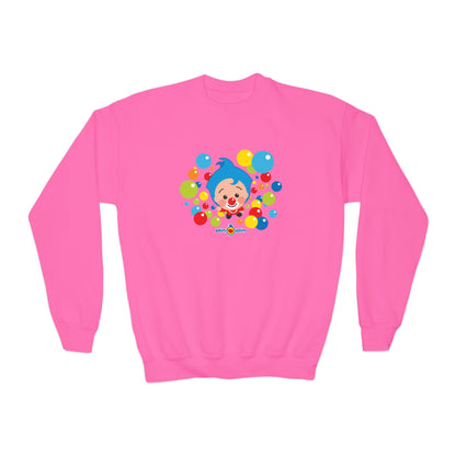 Plim Plim Sudadera Juvenil de Cuello Redondo Burbujas