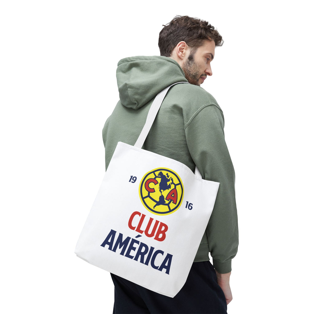 Club América Tote Bag - Retro Mexican Soccer Fan Collection – official Club América licensed merch (view 2)