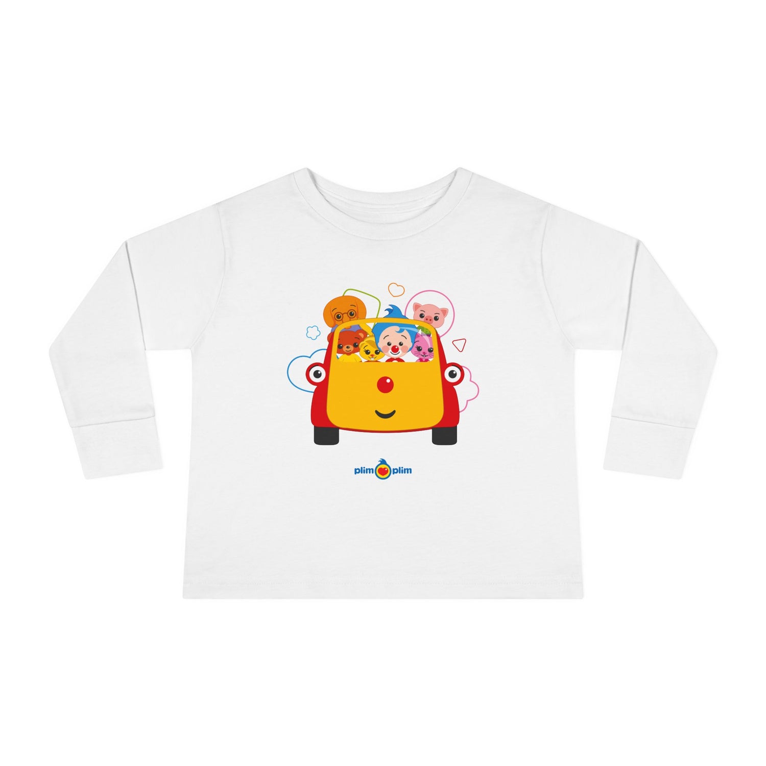 Plim Plim Camiseta Manga Larga de Niños Todos con Tuni