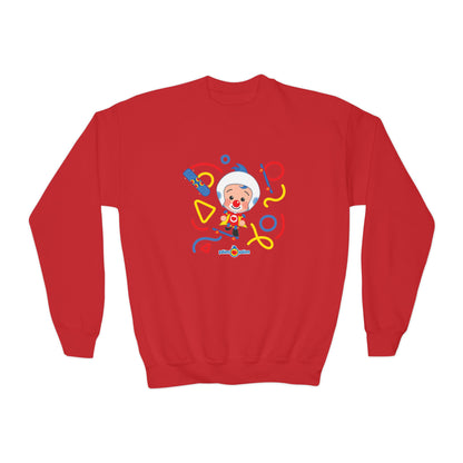 Plim Plim Sudadera Juvenil de Cuello Redondo Patineta