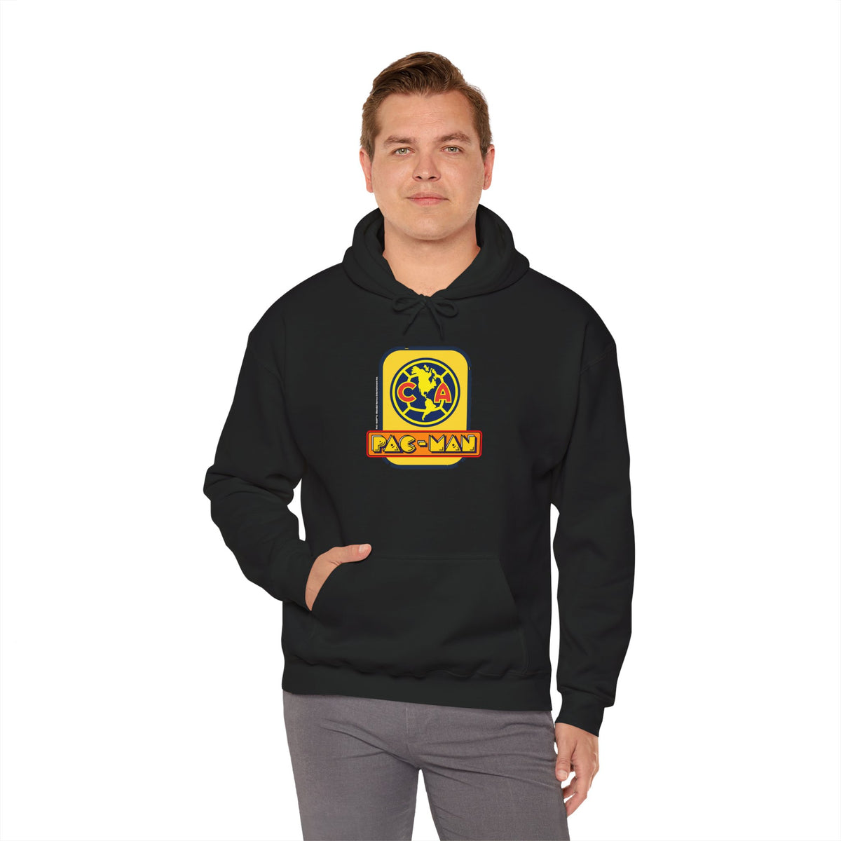 Club América x PAC-MAN - Hooded Sweatshirt – official Club América x PAC-MAN licensed merch
