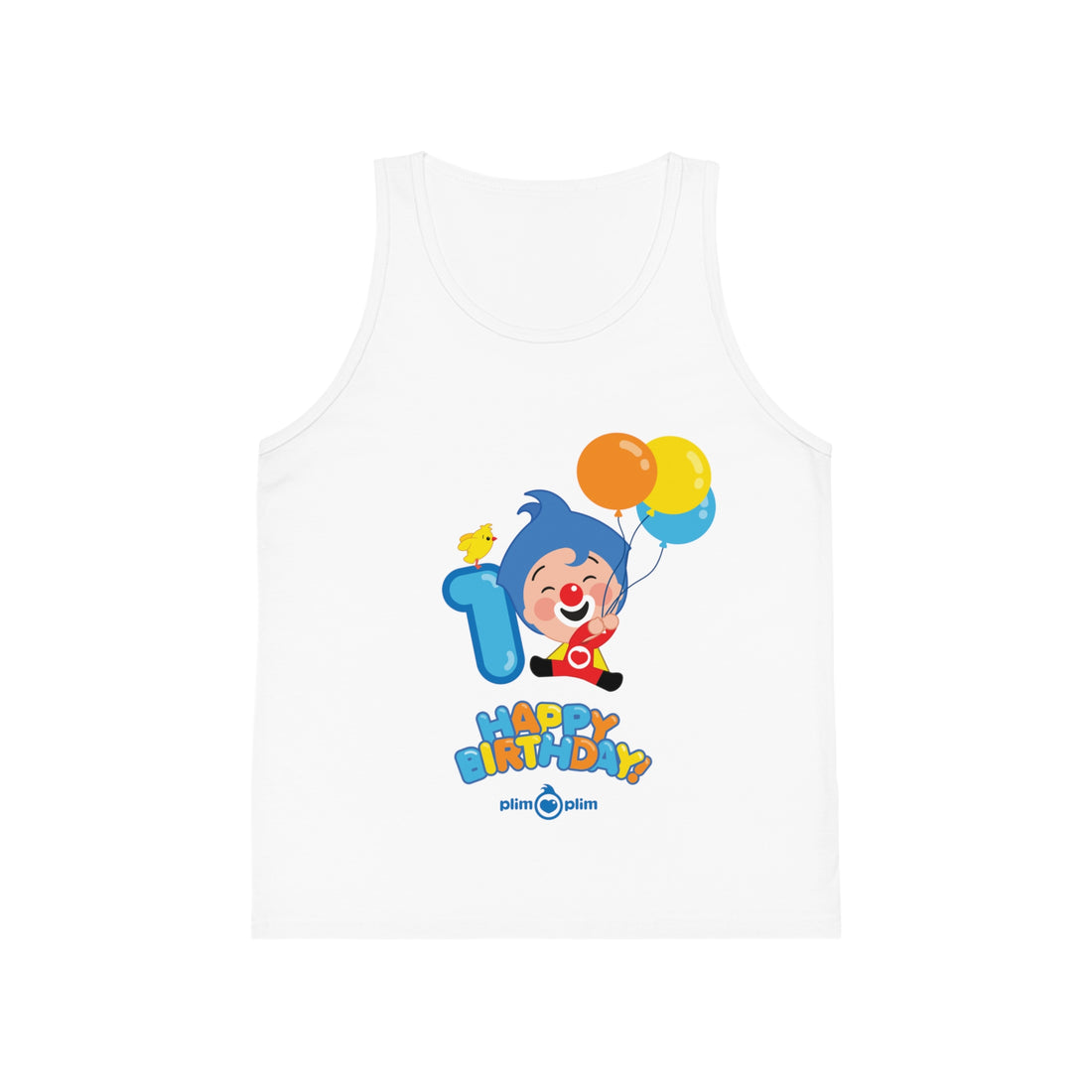Plim Plim Camiseta de Tirantes de Niños Cumple 1