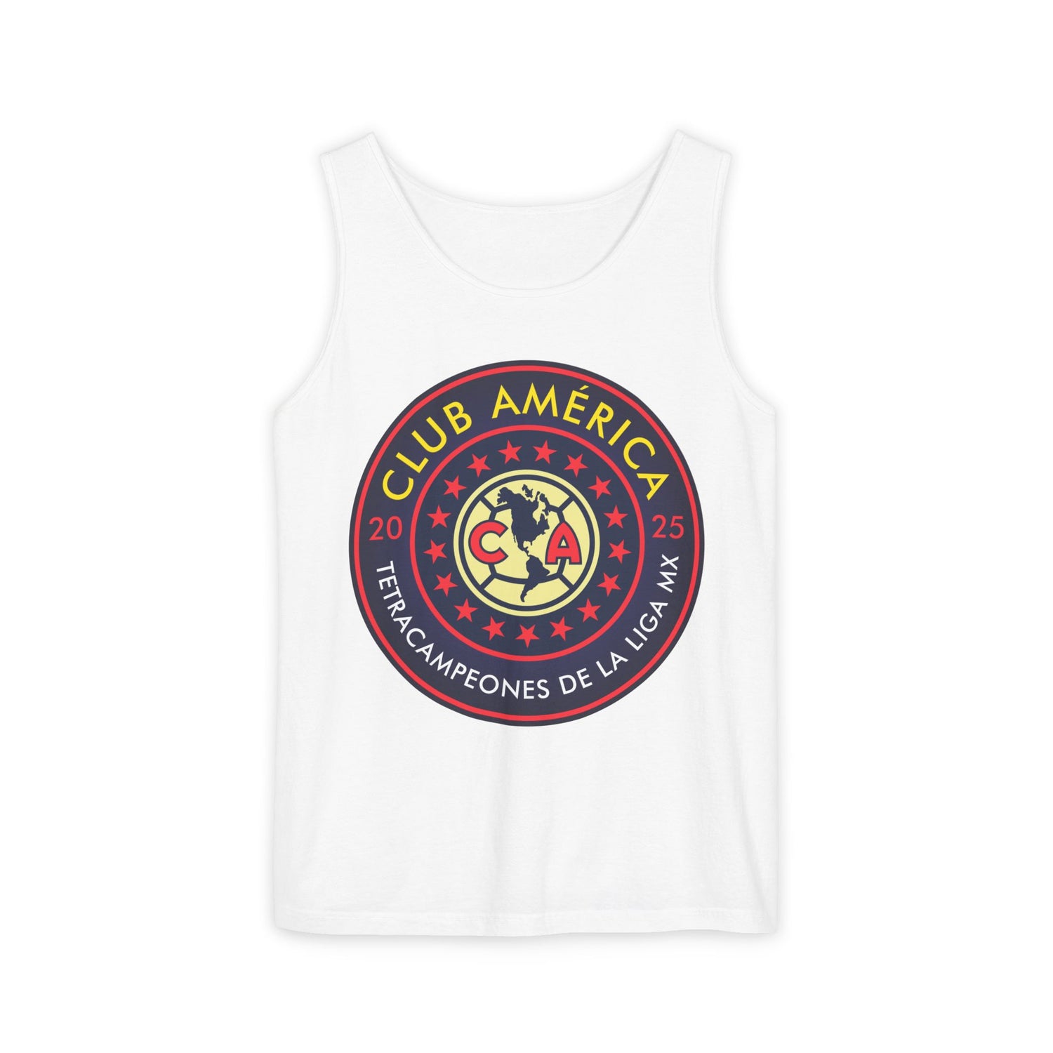 Club América Tetracampeones Tank Top Collection - Unisex Garment-Dyed Shirt