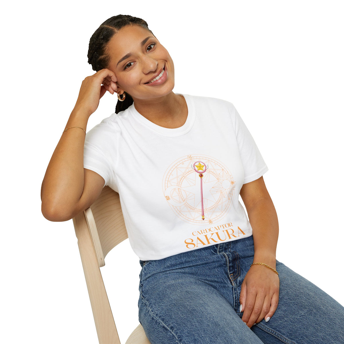 Cardcaptor Sakura 25th Anniversary - "Staff of the Star" T-shirt – official Cardcaptor Sakura licensed merch