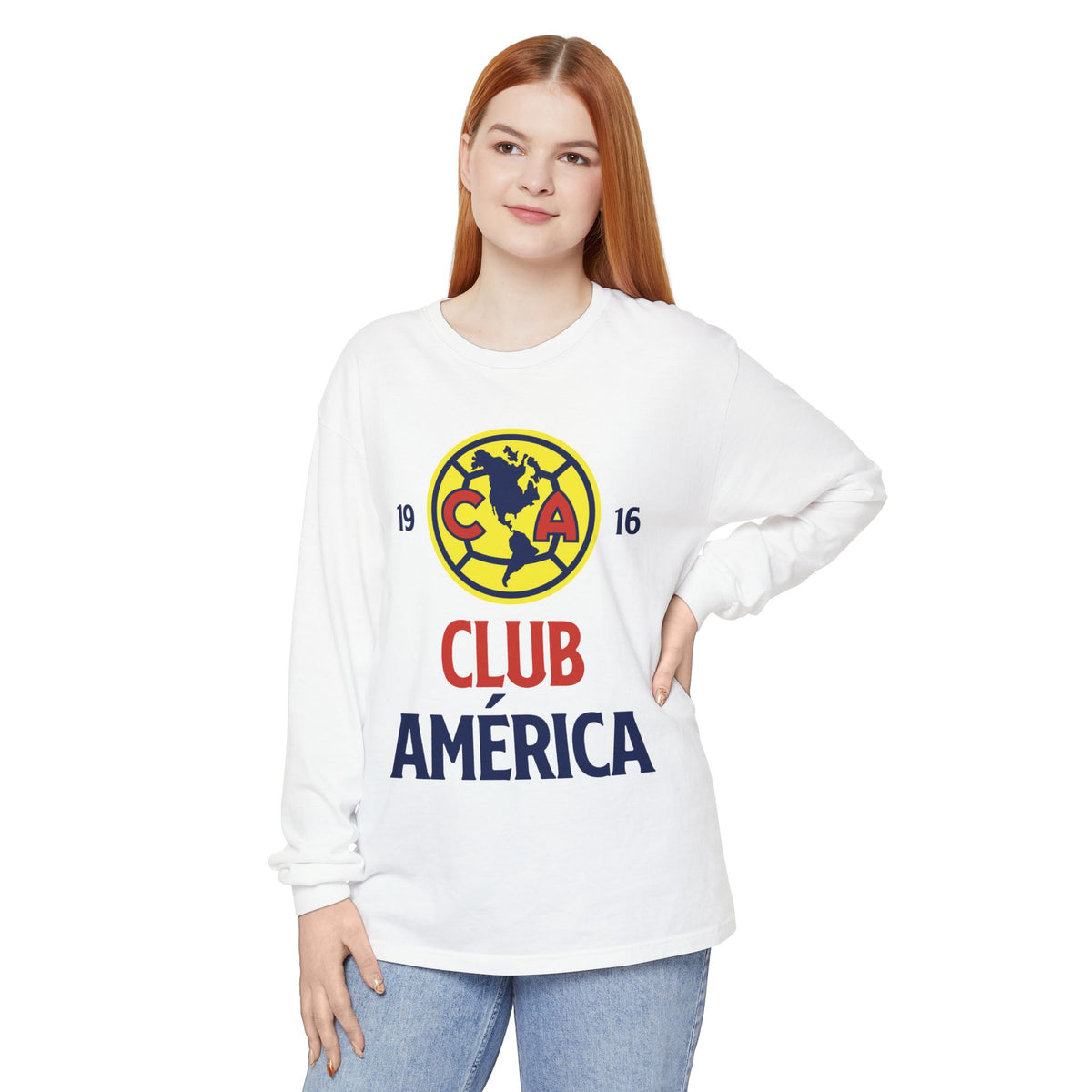 Club América Retro Long Sleeve T-Shirt - Unisex Soccer Fan Apparel – official Club América licensed merch