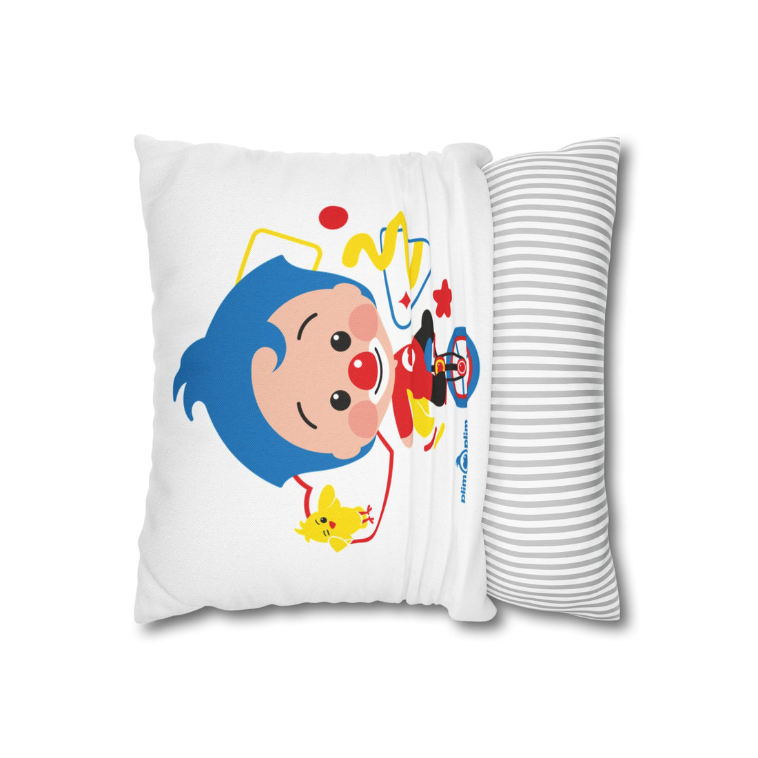 Plim Plim Spun Polyester Square Pillowcase