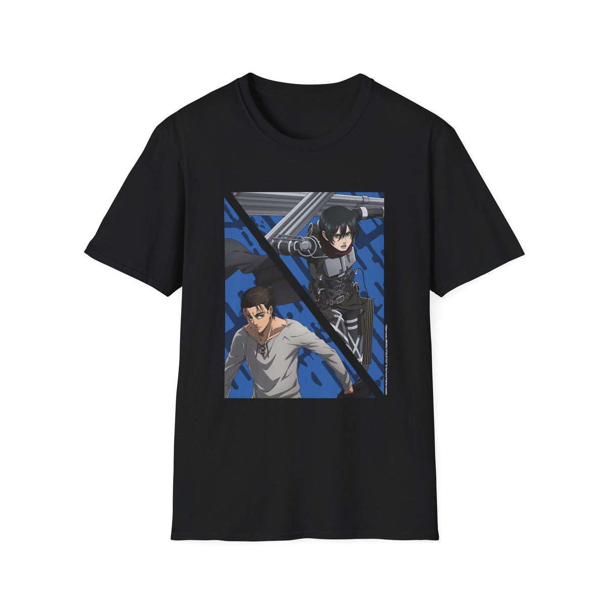 Attack on Titan Final Season - "Eren Jeager & Mikasa Ackerman" T-shirt – official Attack on Titan licensed merch (view 3)