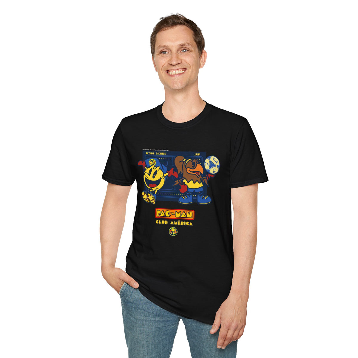 Club América x PAC-MAN T-Shirt – official Club América x PAC-MAN licensed merch