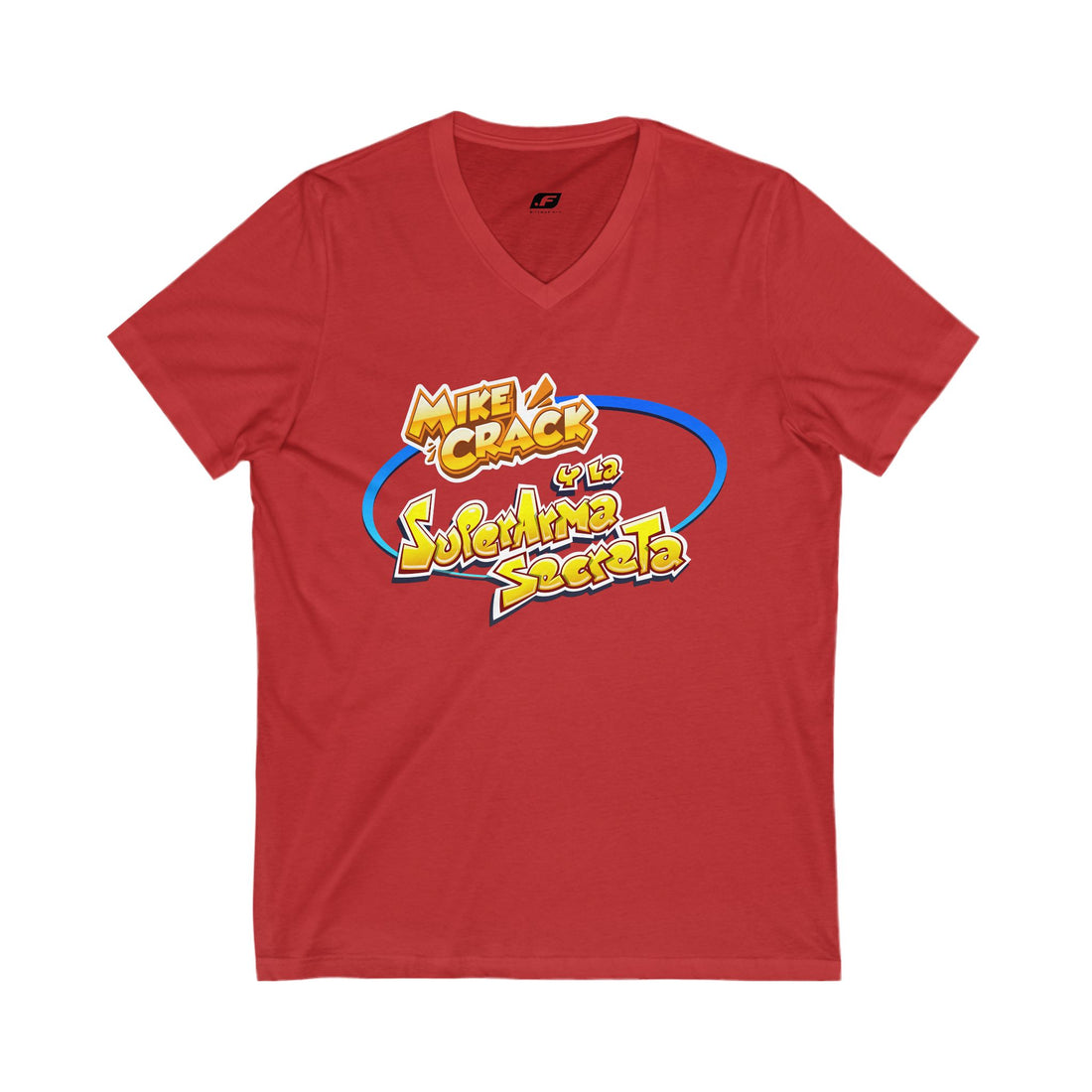 Camiseta unisex con cuello en V Mikecrack 
