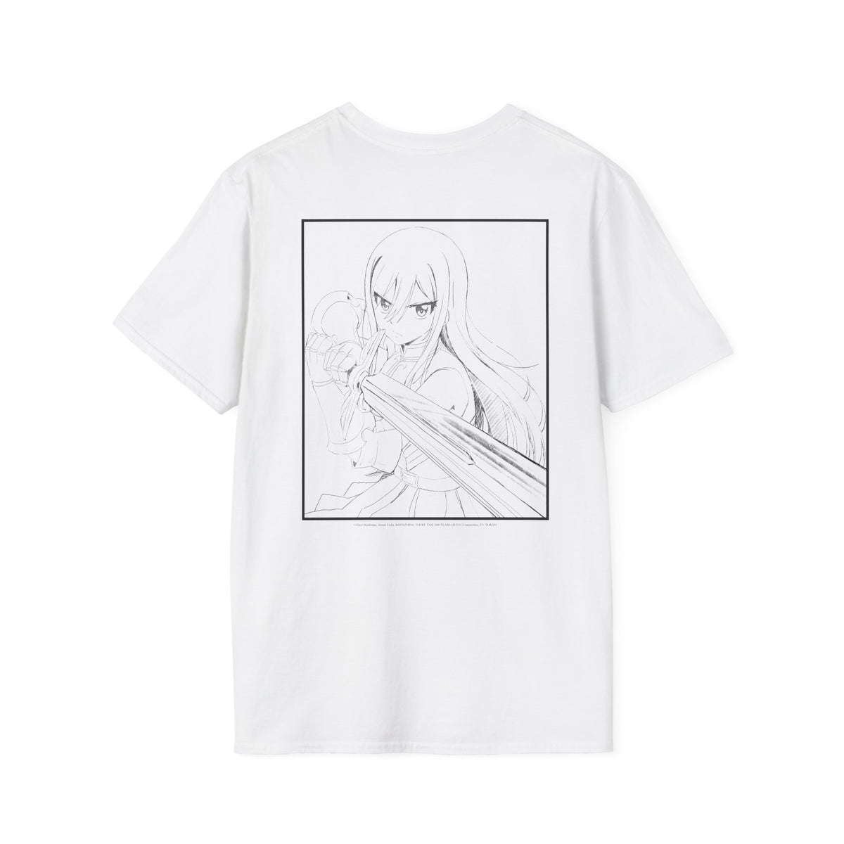 FAIRY TAIL 100 YEARS QUEST - "Erza Scarlet" T-shirt – official Fairy Tail licensed merch (view 2)