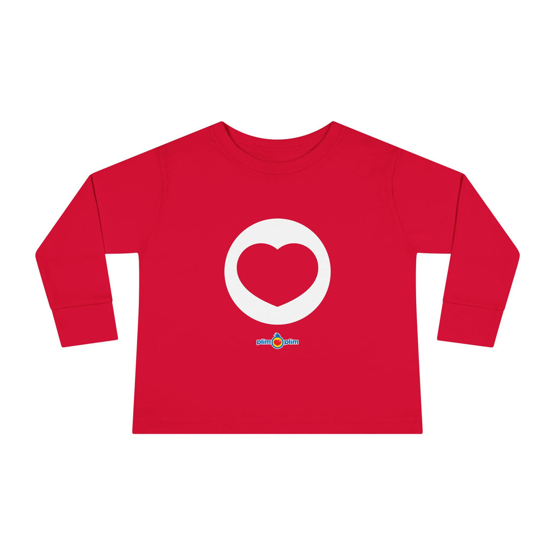 Plim Plim Camiseta Manga Larga de Niños Corazón