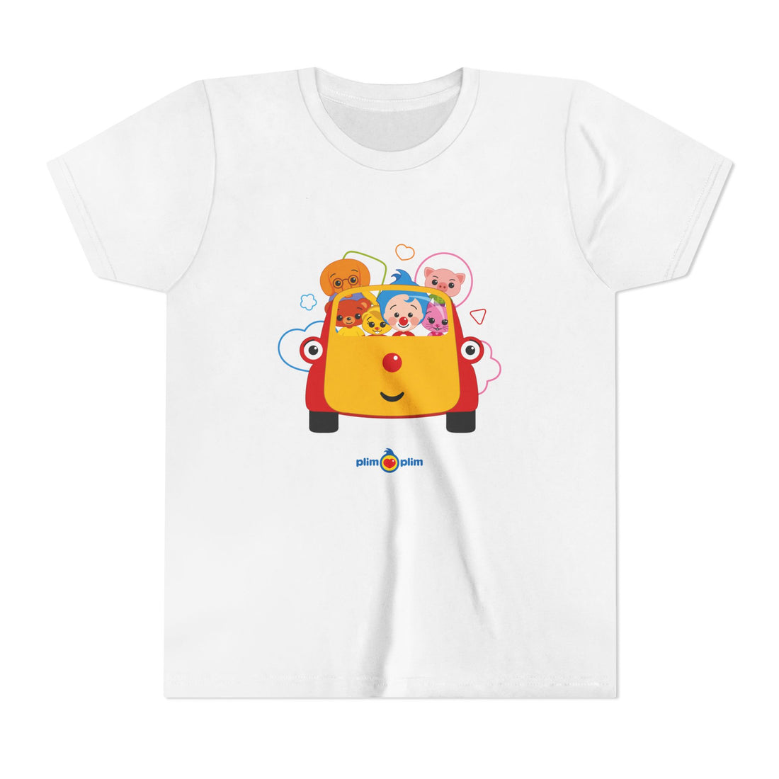 Plim Plim Camiseta Juvenil de Manga Corta Todos con Tuni