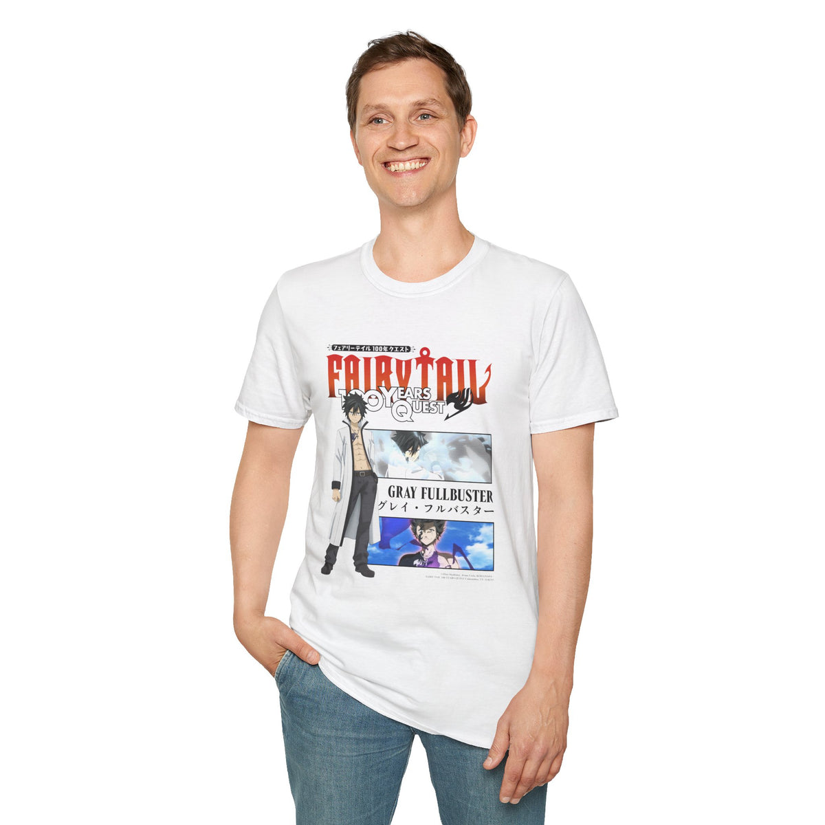FAIRY TAIL 100 YEARS QUEST - "Gray Moments" T-shirt – official Fairy Tail licensed merch