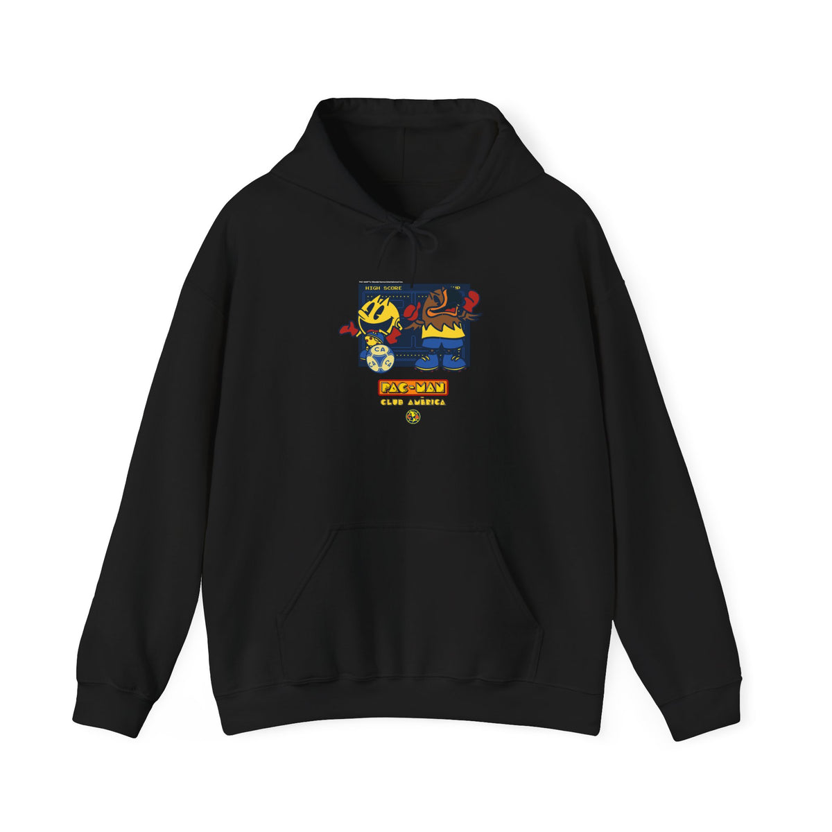 Club América x PAC-MAN - Hooded Sweatshirt – official Club América x PAC-MAN licensed merch (view 4)