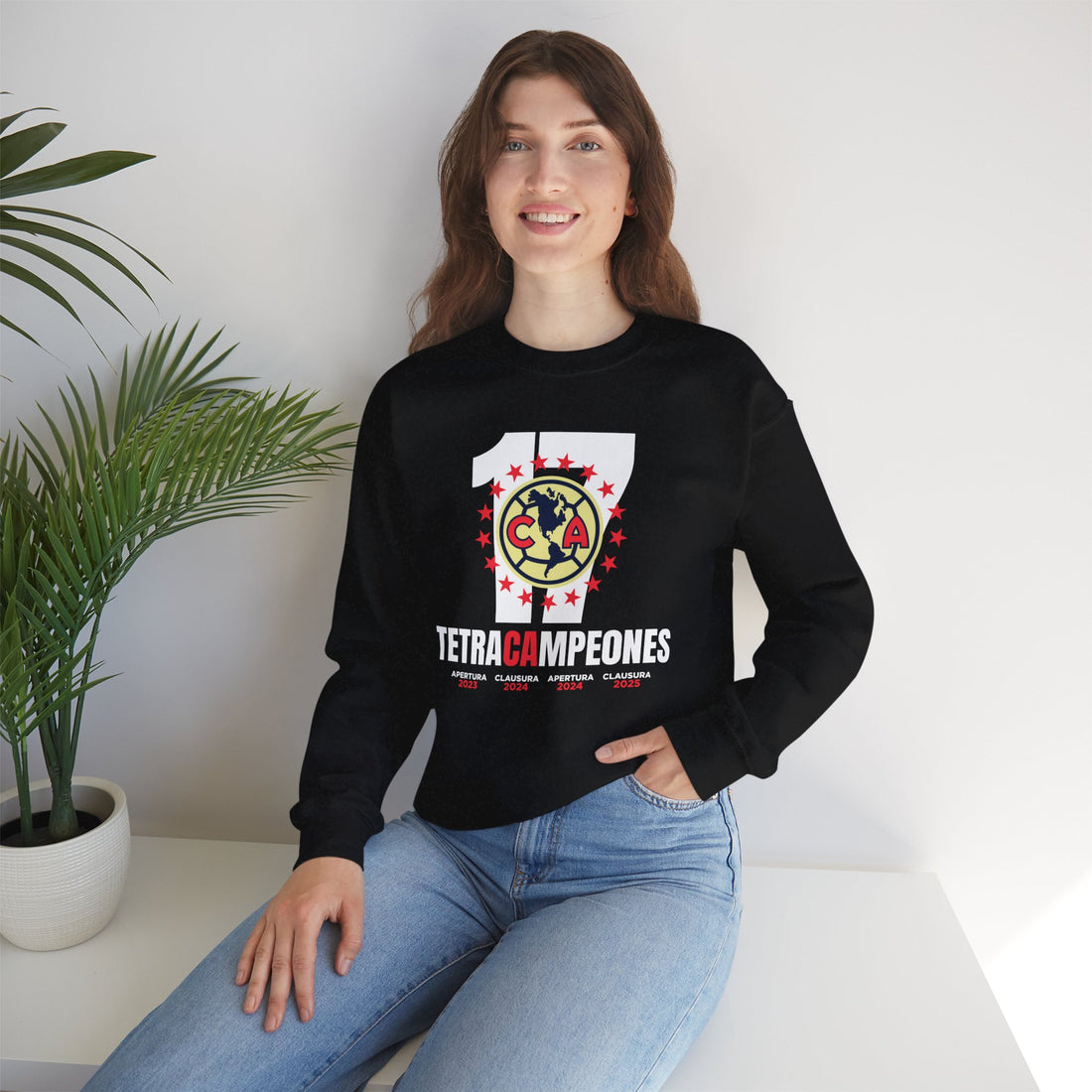 Club América — 17 four-time champion Unisex Heavy Blend™ Crewneck Sweatshirt