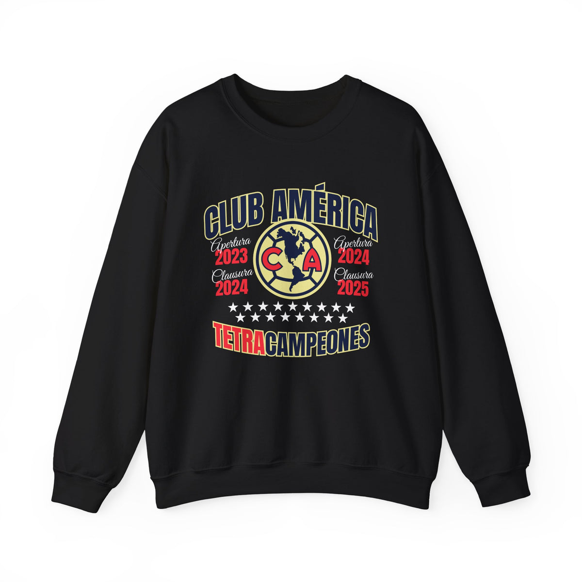 Club América — 17 four-time champion Unisex Heavy Blend™ Crewneck Sweatshirt – official Club América licensed merch (view 3)