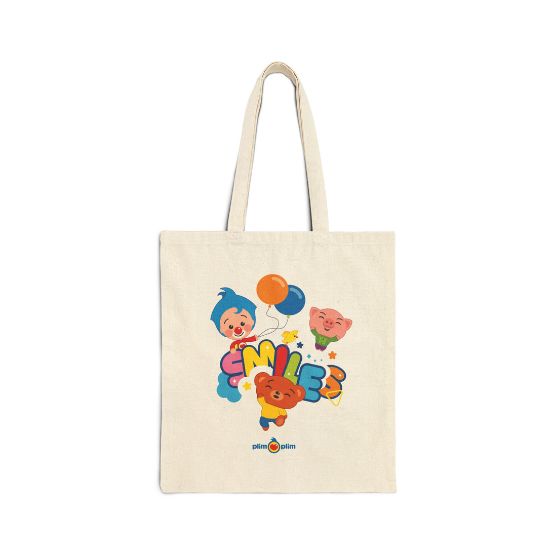 Plim Plim Cotton Canvas Tote Bag