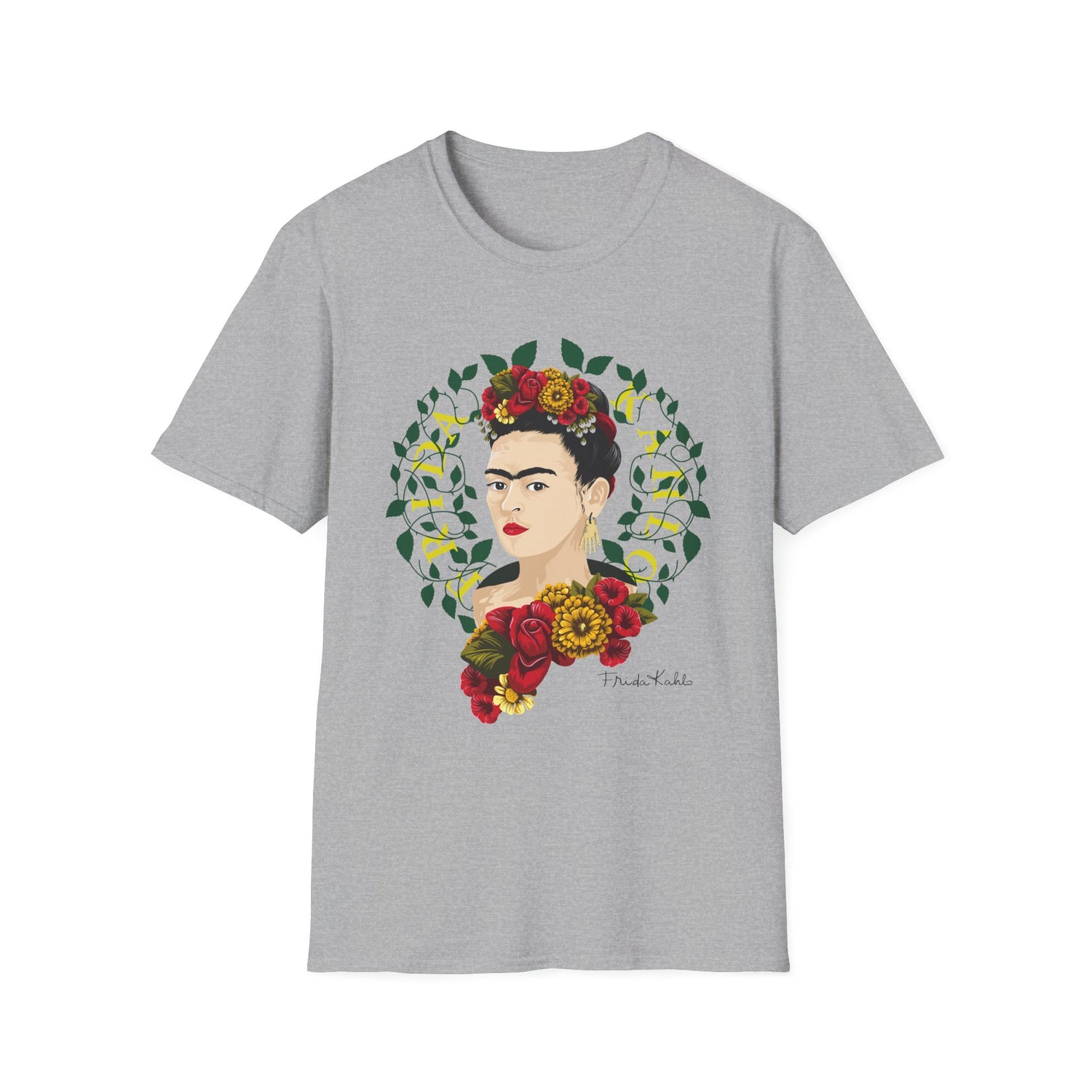 Frida Kahlo Colorful Unisex T-Shirt