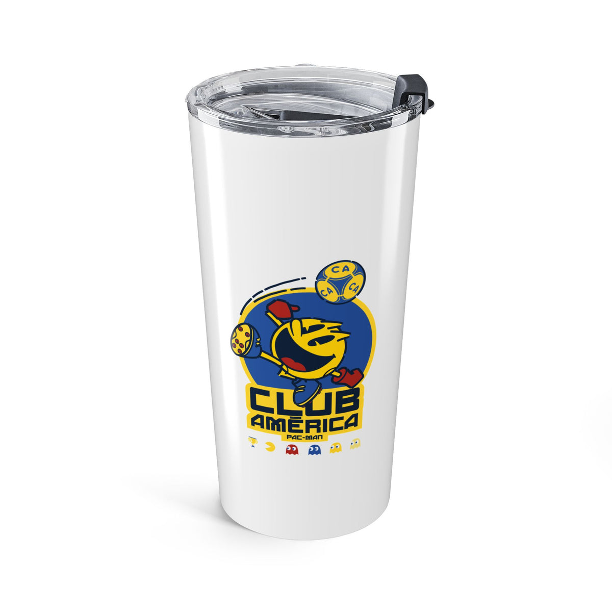 Club América x PAC-MAN Tumbler 20oz – official Club América x PAC-MAN licensed merch