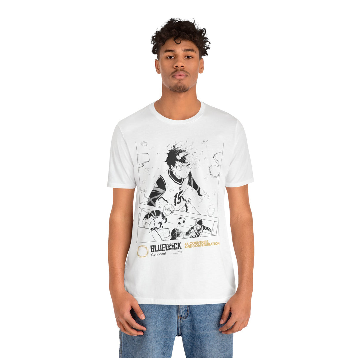 BLUE LOCK x Concacaf - "41 Countries" T-shirt – official Blue Lock x Concacaf licensed merch