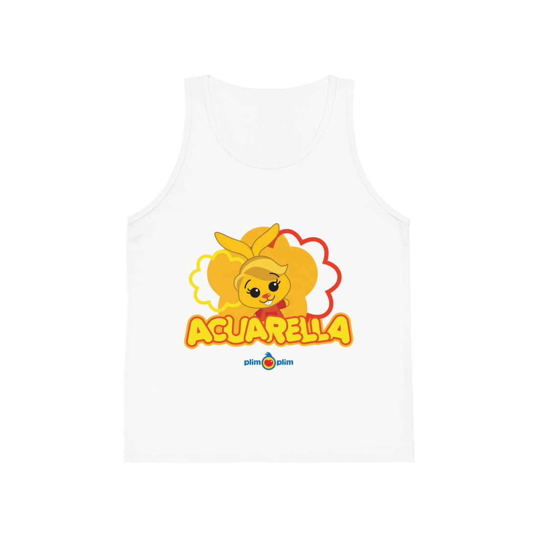 Plim Plim Camiseta de Tirantes de Niños Acuarella
