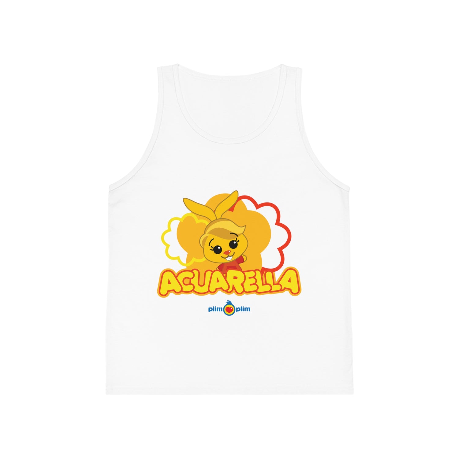 Plim Plim Camiseta de Tirantes de Niños Acuarella