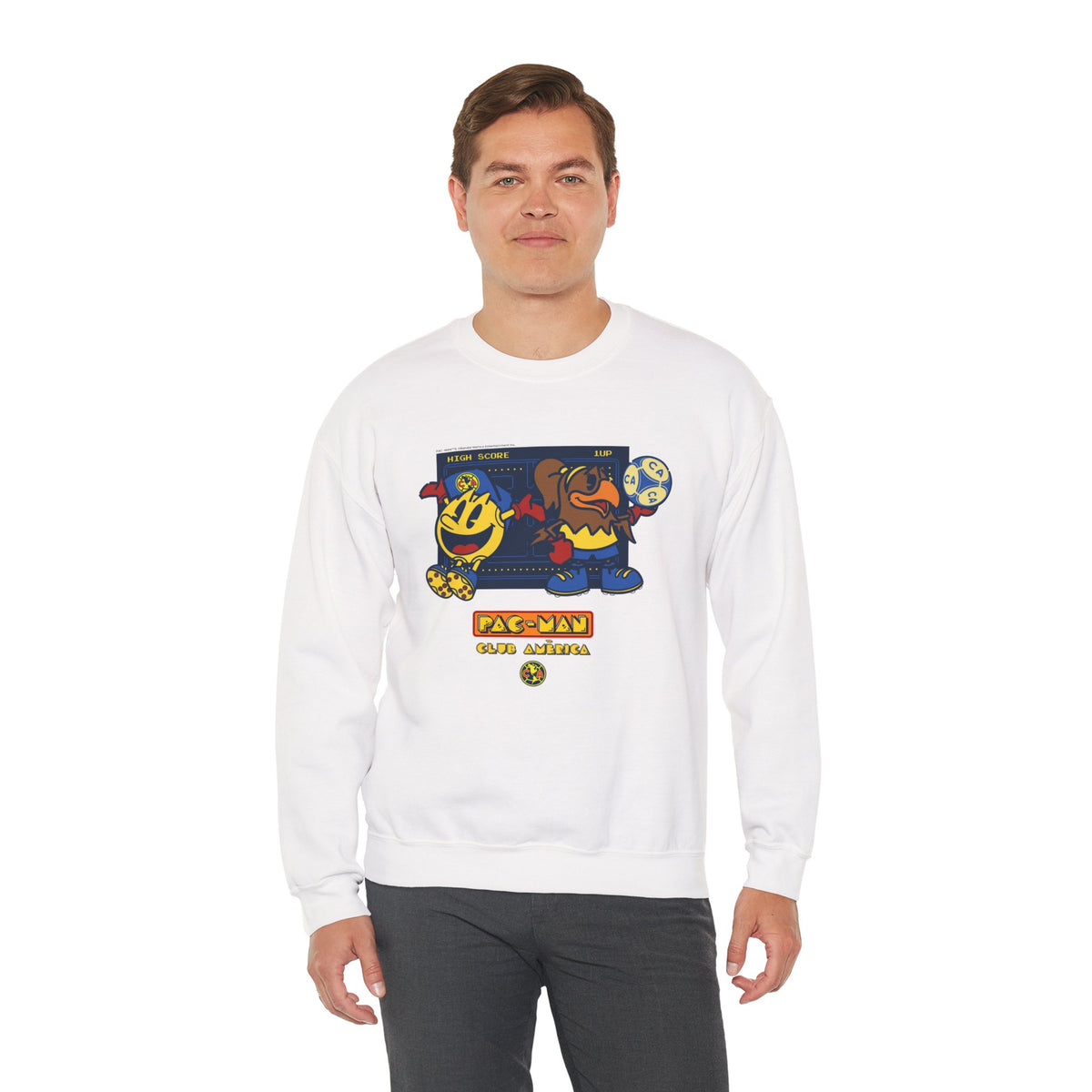 Club América x PAC-MAN - Sweatshirt – official Club América x PAC-MAN licensed merch