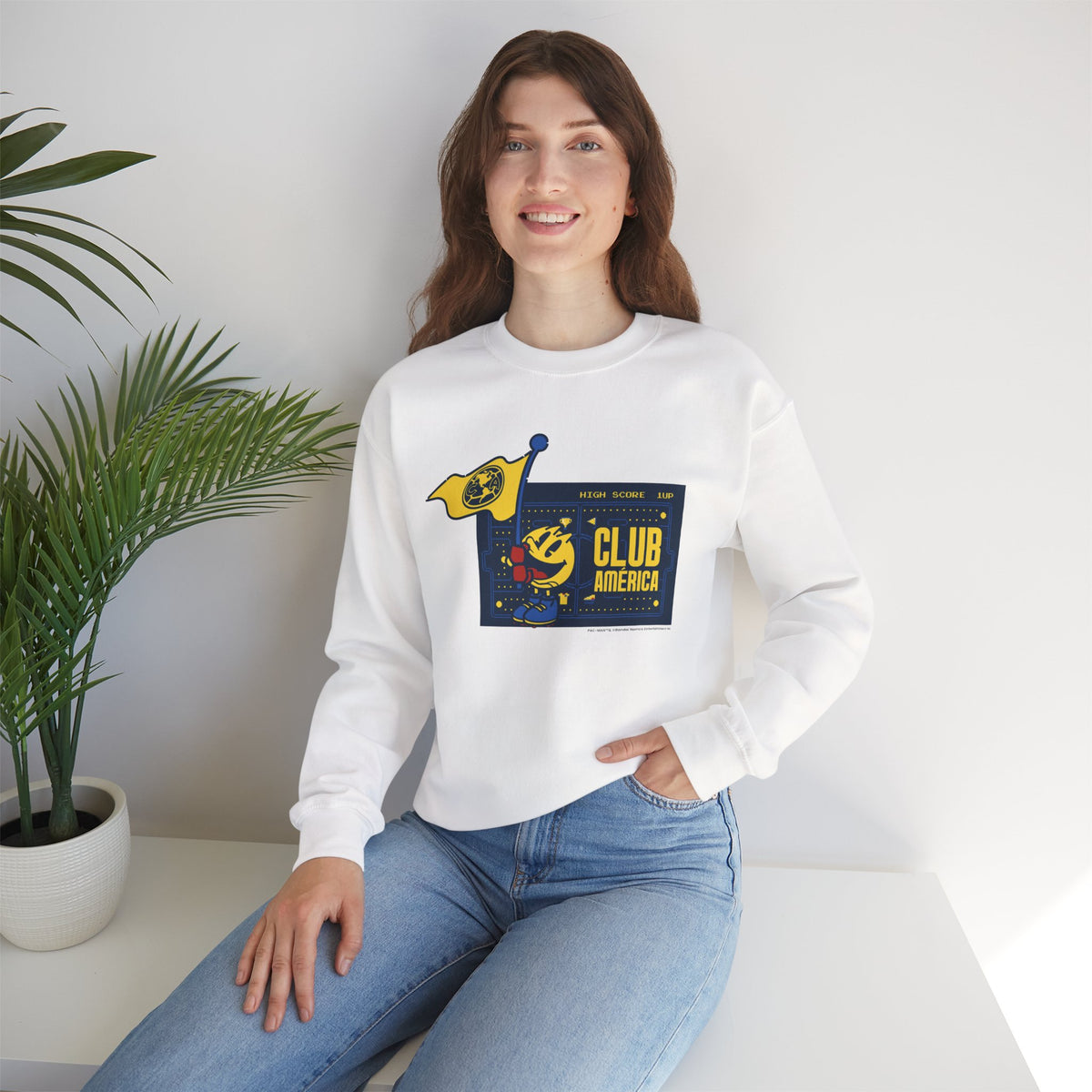 Club América x PAC-MAN - Sweatshirt – official Club América x PAC-MAN licensed merch (view 2)