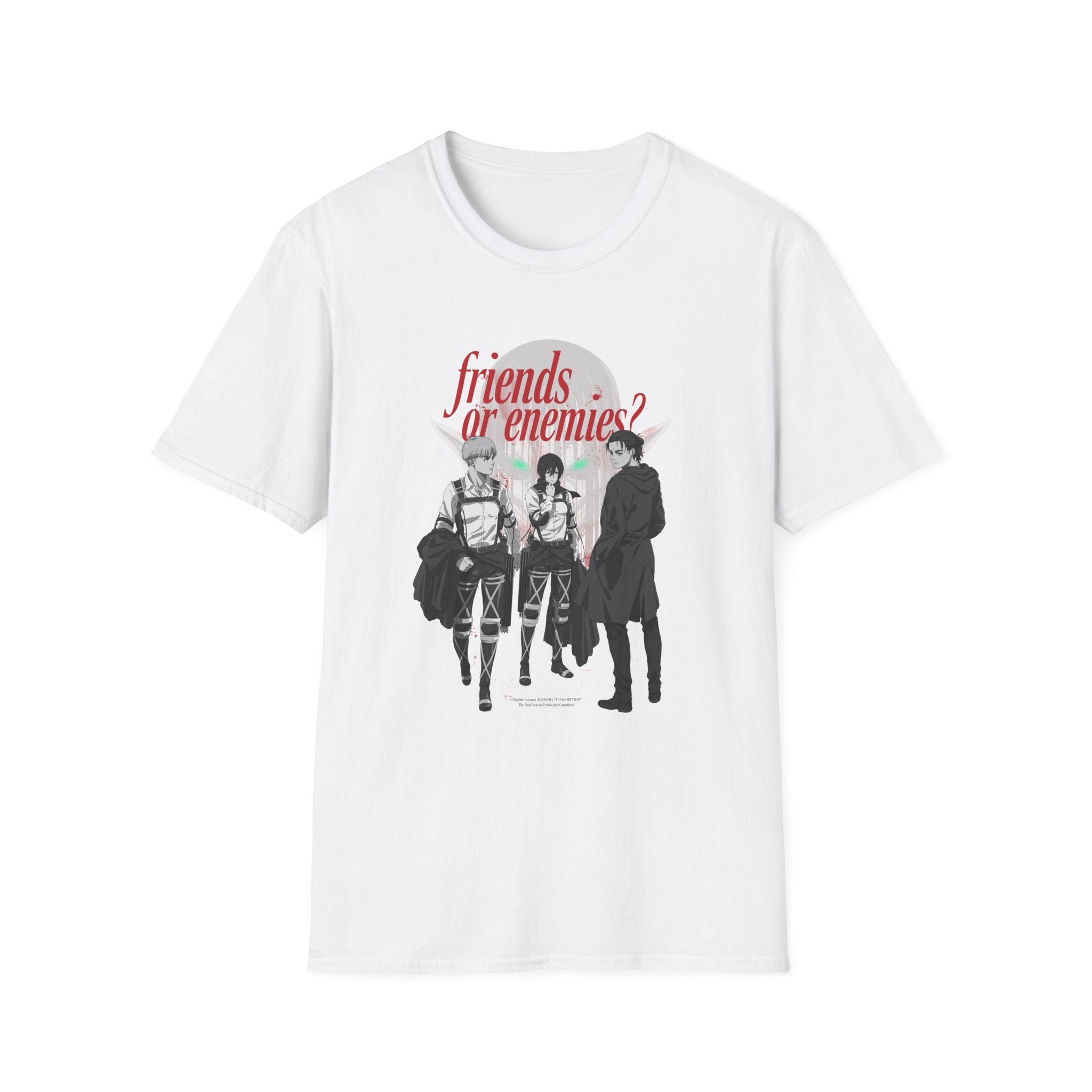 Attack on Titan Final Season - "Friends or Enemies?" T-shirt