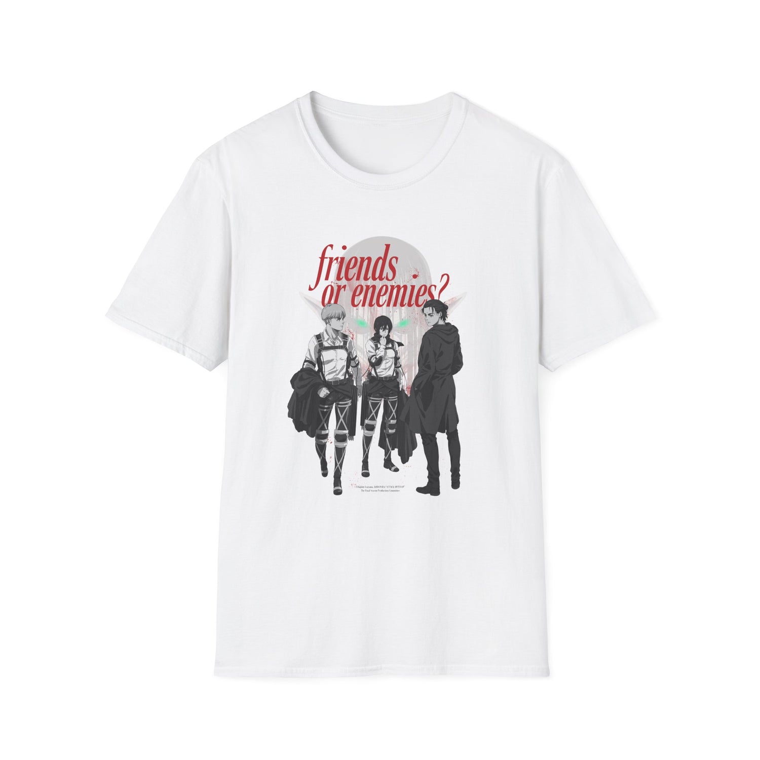 Attack on Titan Final Season - "Friends or Enemies?" T-shirt