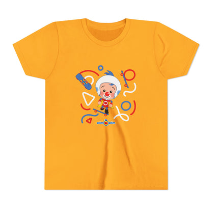 Plim Plim Camiseta Juvenil de Manga Corta Patineta