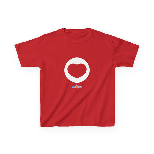 Plim Plim Camiseta para Niños de Algodón Grueso Corazón