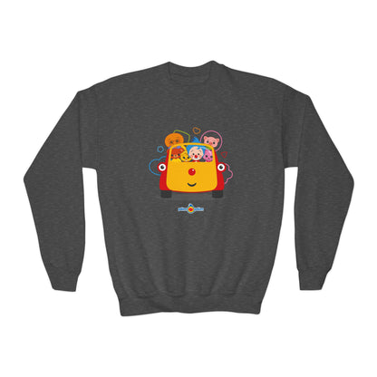 Plim Plim Sudadera Juvenil de Cuello Redondo Todos con Tuni