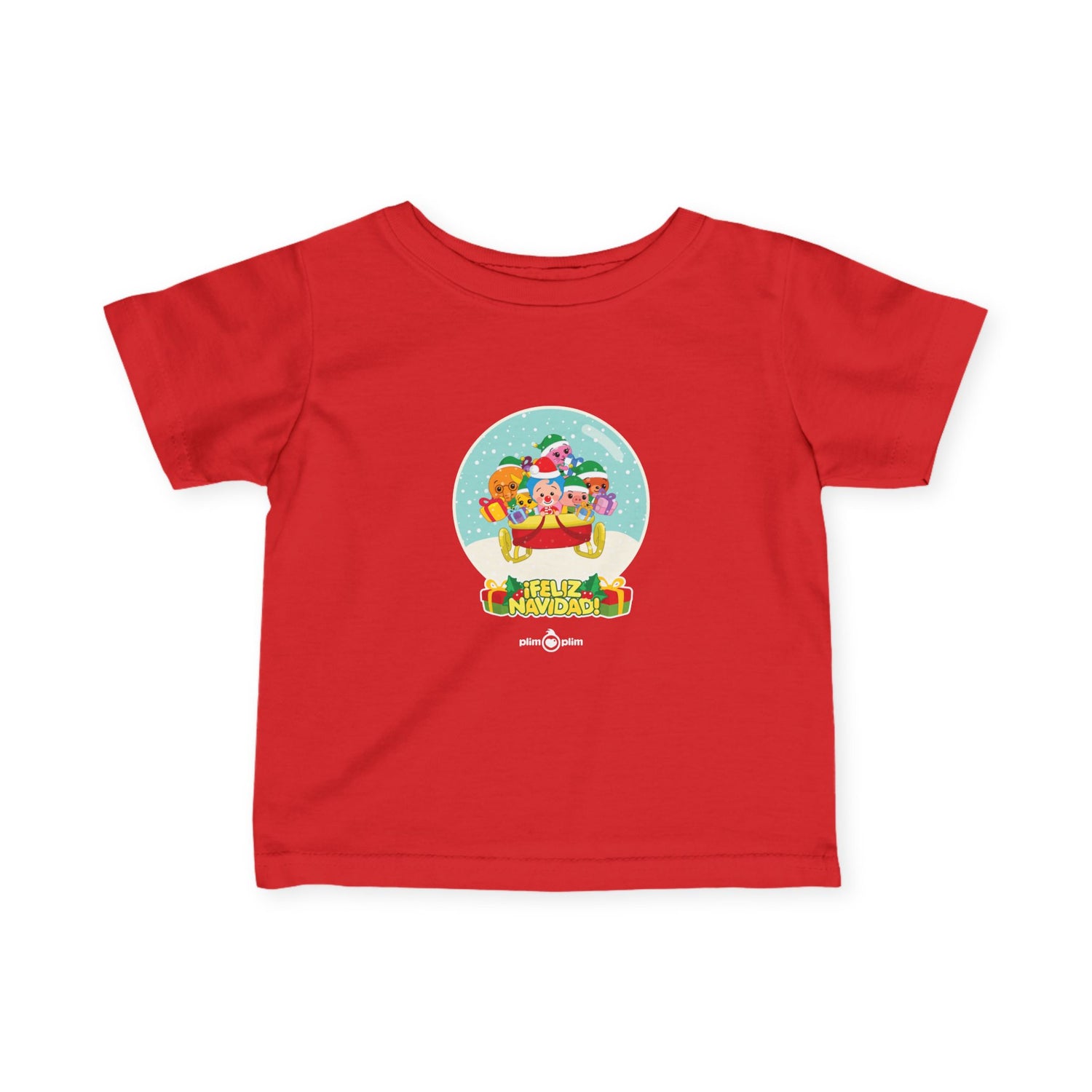 Toddler Christmas Family Fine Jersey Tee - Plim Plim Collection