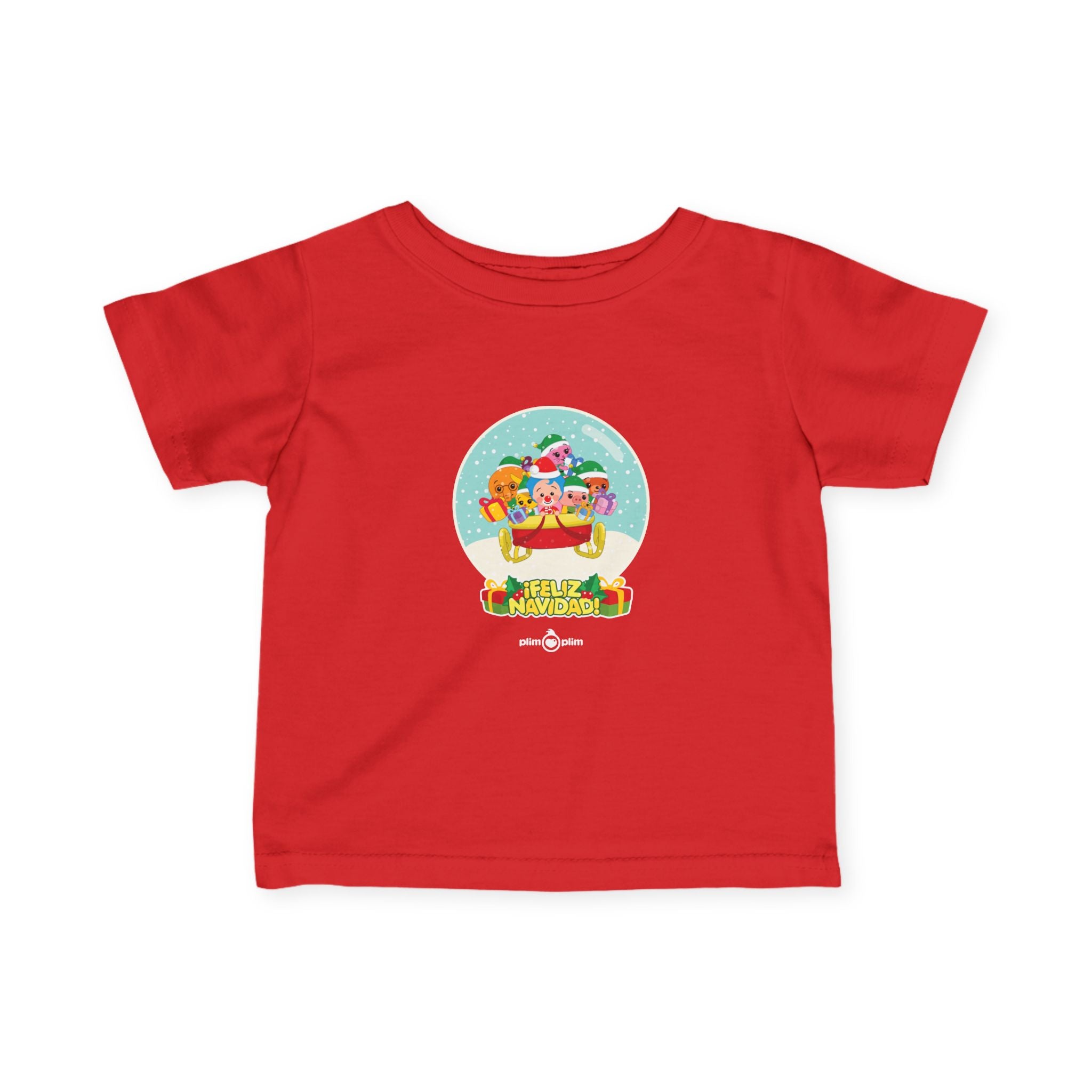 Toddler Christmas Family Fine Jersey Tee - Plim Plim Collection