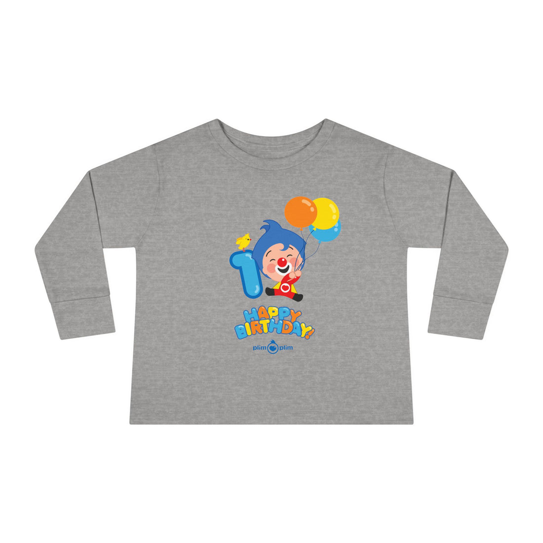 Plim Plim Camiseta Manga Larga de Niños Cumple 1