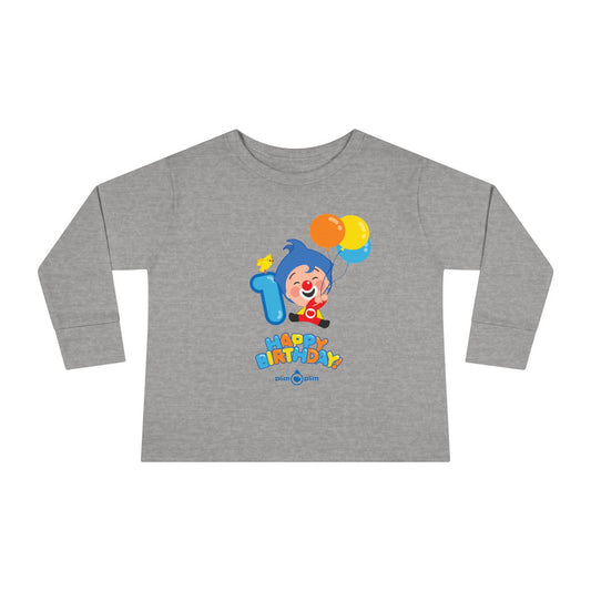 Plim Plim Camiseta Manga Larga de Niños Cumple 1