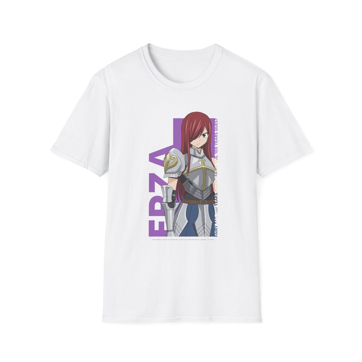 FAIRY TAIL 100 YEARS QUEST - "Erza Scarlet" T-shirt – official Fairy Tail licensed merch (view 3)