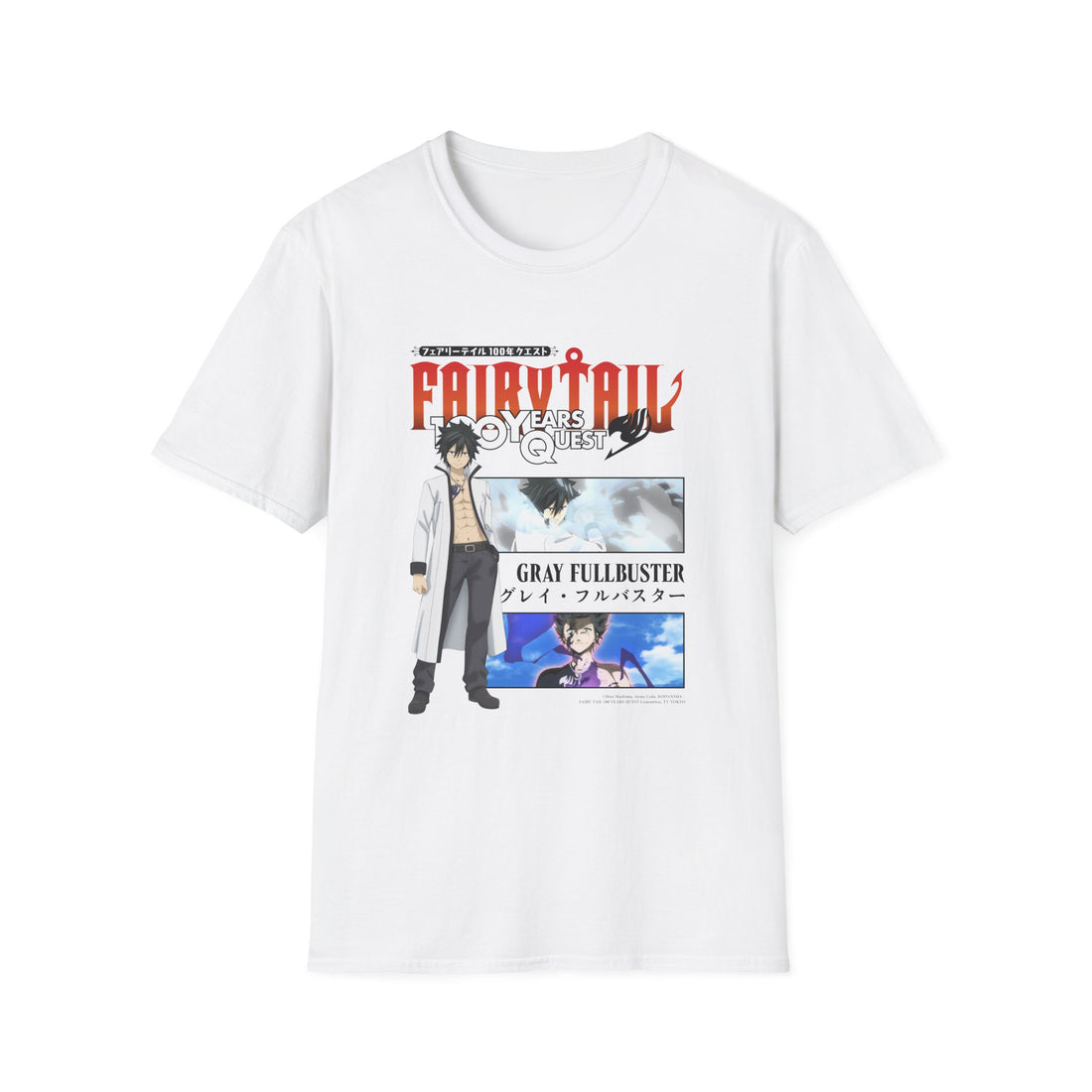FAIRY TAIL 100 YEARS QUEST - "Gray Moments" T-shirt – official Fairy Tail licensed merch (view 3)
