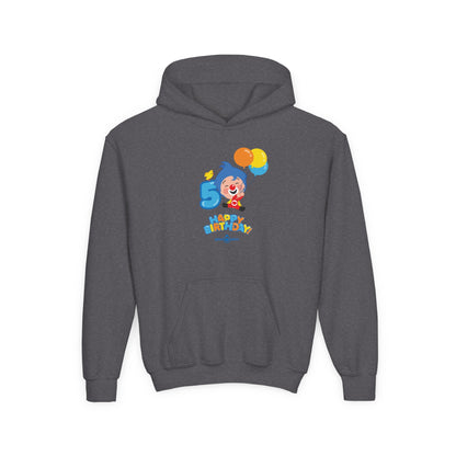 Plim Plim Sudadera de Niños con Capucha Cumple 5