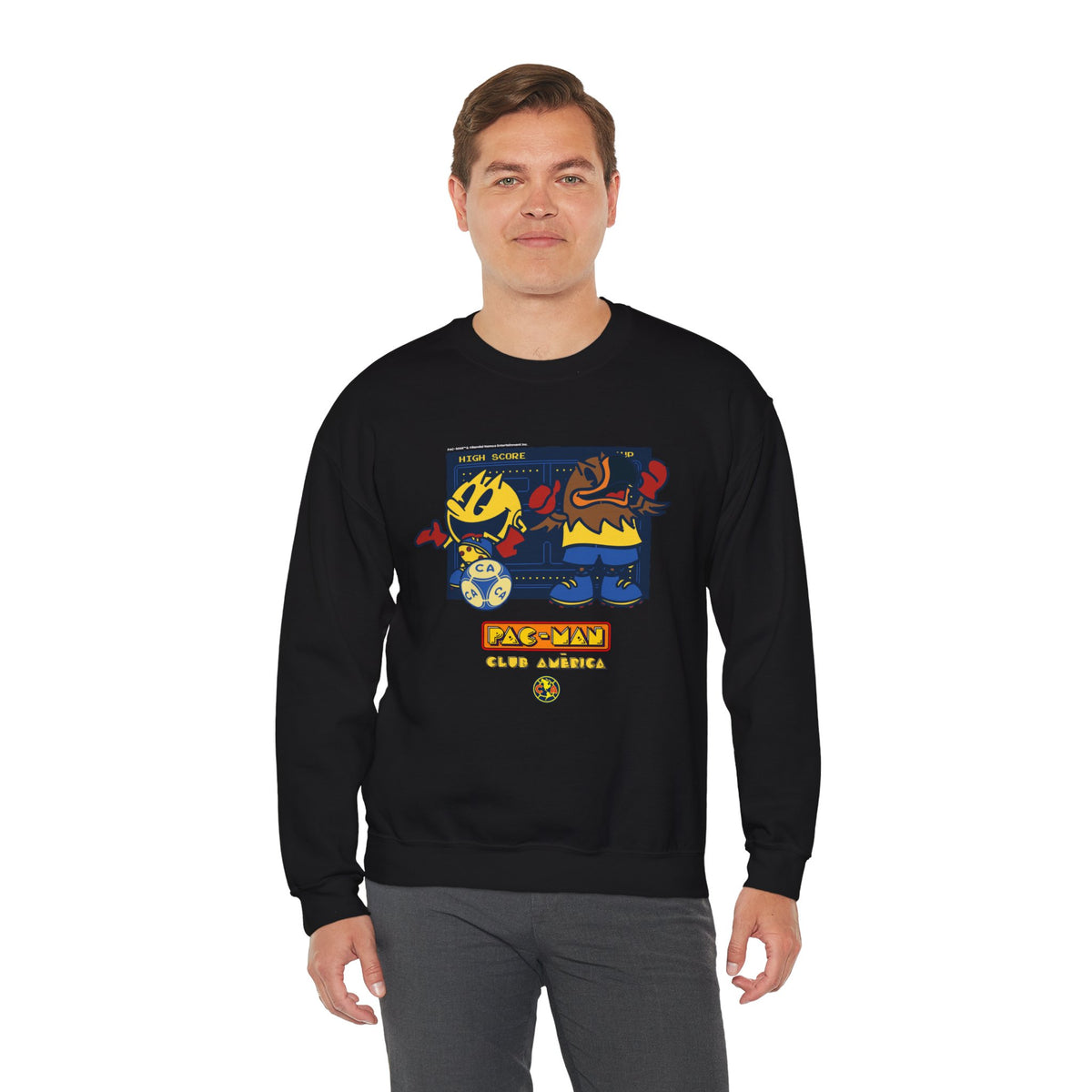 Club América x PAC-MAN - Sweatshirt – official Club América x PAC-MAN licensed merch
