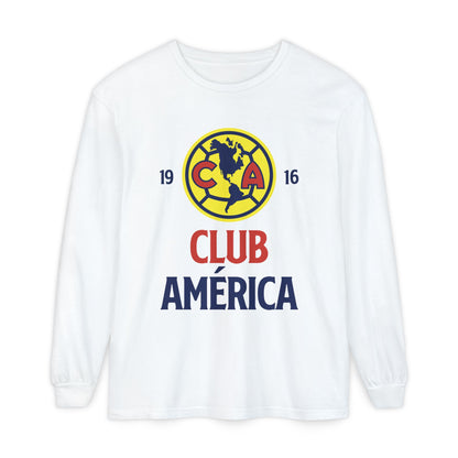 Club América Retro Long Sleeve T-Shirt - Unisex Soccer Fan Apparel