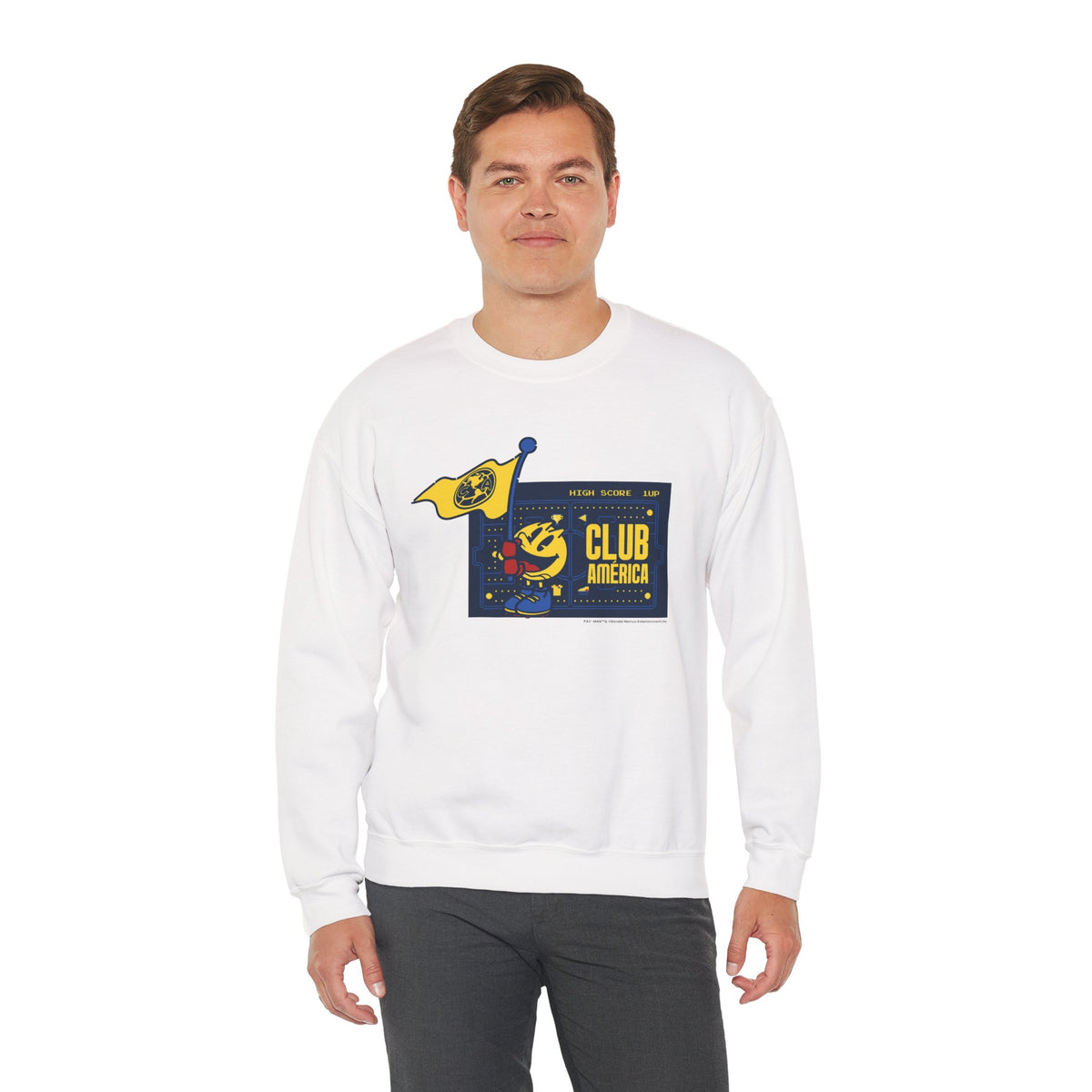 Club América x PAC-MAN - Sweatshirt – official Club América x PAC-MAN licensed merch