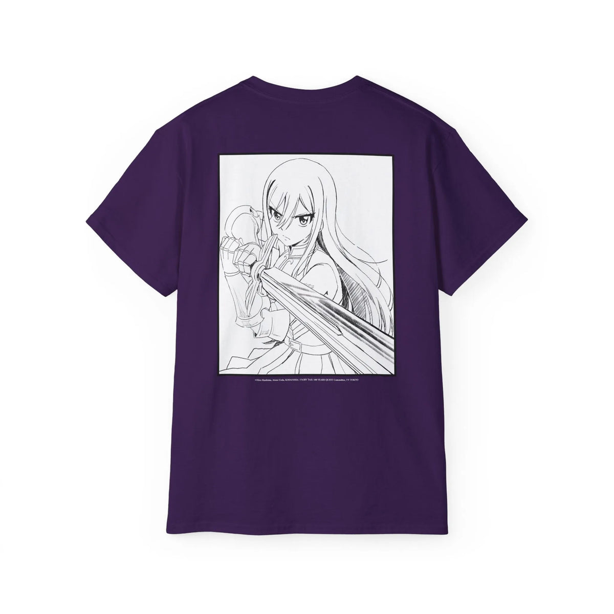 FAIRY TAIL 100 YEARS QUEST - "Erza Scarlet" T-shirt – official Fairy Tail licensed merch (view 2)