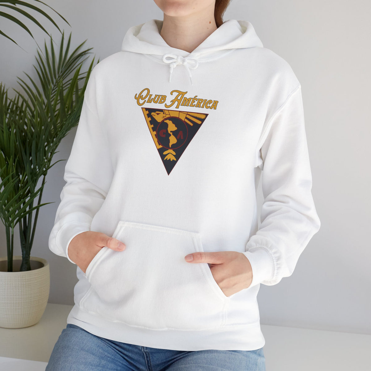 Club América Retro Collection – Unisex Hoodie – official Club América licensed merch (view 5)